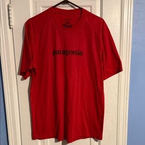 Patagonia Men's Vibrant Red Tech Tee